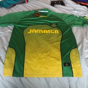 Jamaica soccer jersey size large